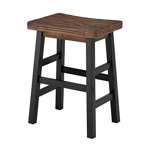 Sonoma 26" Reclaimed Wood Counter Height Stool with Metal Legs, Natural