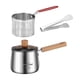 thumbnail image 4 of Freidora,Cesta coladora de acero inoxidable para freír,Freidora de pollo para el hogar,mini cocina,ahorro de aceite,Colador de olla para freidora de patatas fritas con mango de, 4 of 8