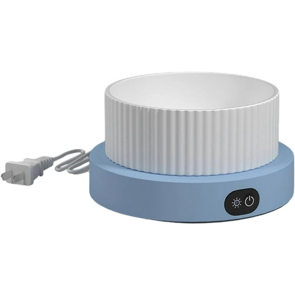 Heated Water Bowl for Pets, 200ml Thermostatic Control Heated Dog and Cat Bowl with 5ft Chew-Resistant Cord, Outdoor Water Dish for Winter