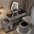 thumbnail image 4 of Smart Dresser Bedroom Modern Light Luxury Simple Master Bedroom Girl Makeup Table My Lux Decor Round, 4 of 42
