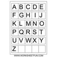 thumbnail image 1 of Uppercase Alphabet Letters, 1 of 1