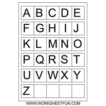 Uppercase Alphabet Letters Walmart Canada
