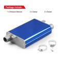 thumbnail image 2 of Silenciador de tubo de escape de calentador automático de aleación de aluminio, reemplazo desmontable portátil, silenciador de manguera de Vehículos, repuestos y accesorios Mis Cielo azul Riwesomey VI017897-04B, 2 of 6