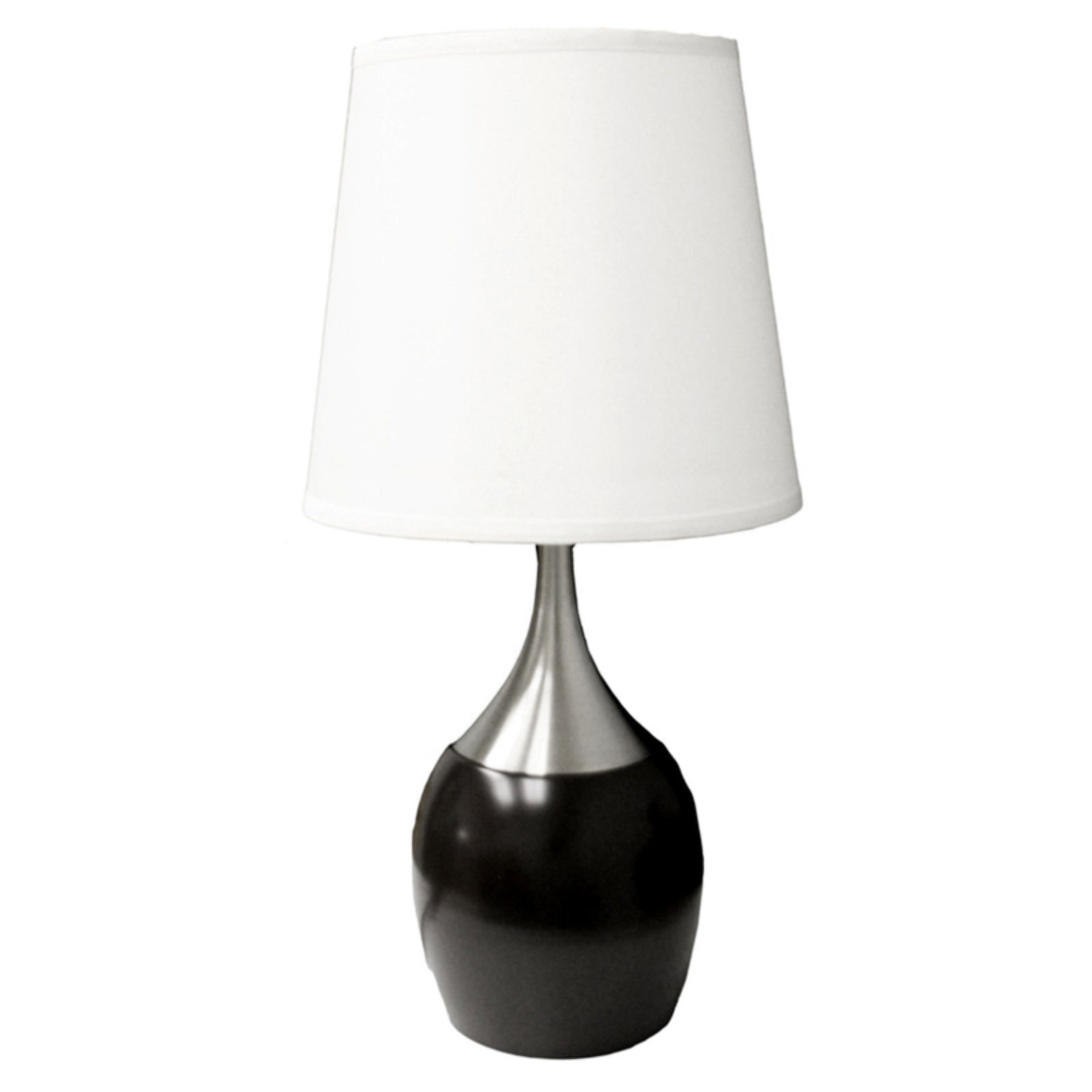 Ore International 24 Touch Table Lamp Silver Com