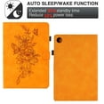 thumbnail image 5 of TECH CIRCLE Smart Case for Samsung Galaxy Tab A9 8.7" 2023,Luxury PU Leather Flower Pattern Book Style Flip Cover Kickstand Magnetic Clasp Auto Sleep/Wake Shockproof SM-X110/X115 Case, Khaki, 5 of 10