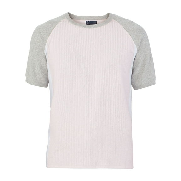 Under Armour 'UAS' Mens Color Block Textured T-Shirt (XLarge, Gray Wolf)