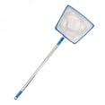 thumbnail image 1 of Swimming Pool 4 Foot Leaf Skimmer Net with 3 Aluminum Pole Sections - 8.7" Deep Ultra Fine Mesh Netting Bag Basket for Fast Cleaning of the Finest Debris - 40" Long, Clean Spas, Ponds, 1 of 5