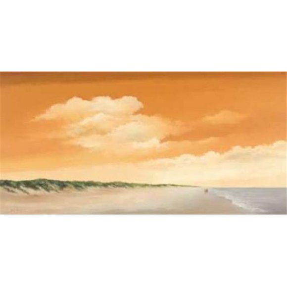 ArtLine PDXGA0116317SMALL Along The Sea II Poster Print by Hans Paus, 10 x 20 - Small