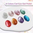 thumbnail image 4 of ROSALIND Set de 8 Esmaltes en Gel Cat Eye con Efecto Magnético y Brillo, 4 of 9