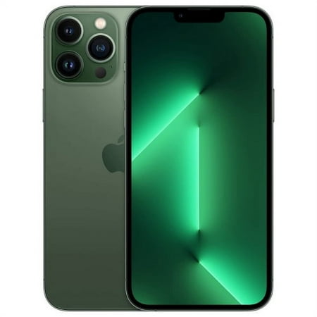 Pre-Owned Apple iPhone 13 Pro Max 128GB Fully Unlocked Verizon T-Mobile AT&T 5G (2021) - Alpine Green Refurbished - Fair