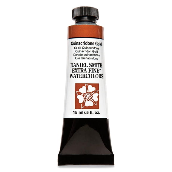 Daniel Smith Extra Fine Watercolor, 15 ml, Quinacridone Gold