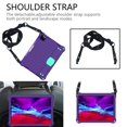 thumbnail image 3 of Case For iPad Air (4th, 5th)/iPad 10th Generation 10.9 inch (2022)/Pro 11" (1st, 2nd, 3rd, 4th)/iPad 11 A16 (2025) Lightweight Contrast Color Cover With Pen Holder and Shoulder Strap, 3 of 6