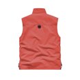 thumbnail image 3 of Mens Lightweight Vest Zip Up Solid Color Vest Multi-bag Mountaineering Tooling Utility Vest, 3 of 3