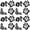 Black, variant on 4 Set Car Headlight Eyebrow Eyelid Cover Decoration Styling Trim Sticker for Cars Trucks Computer Laptop Black