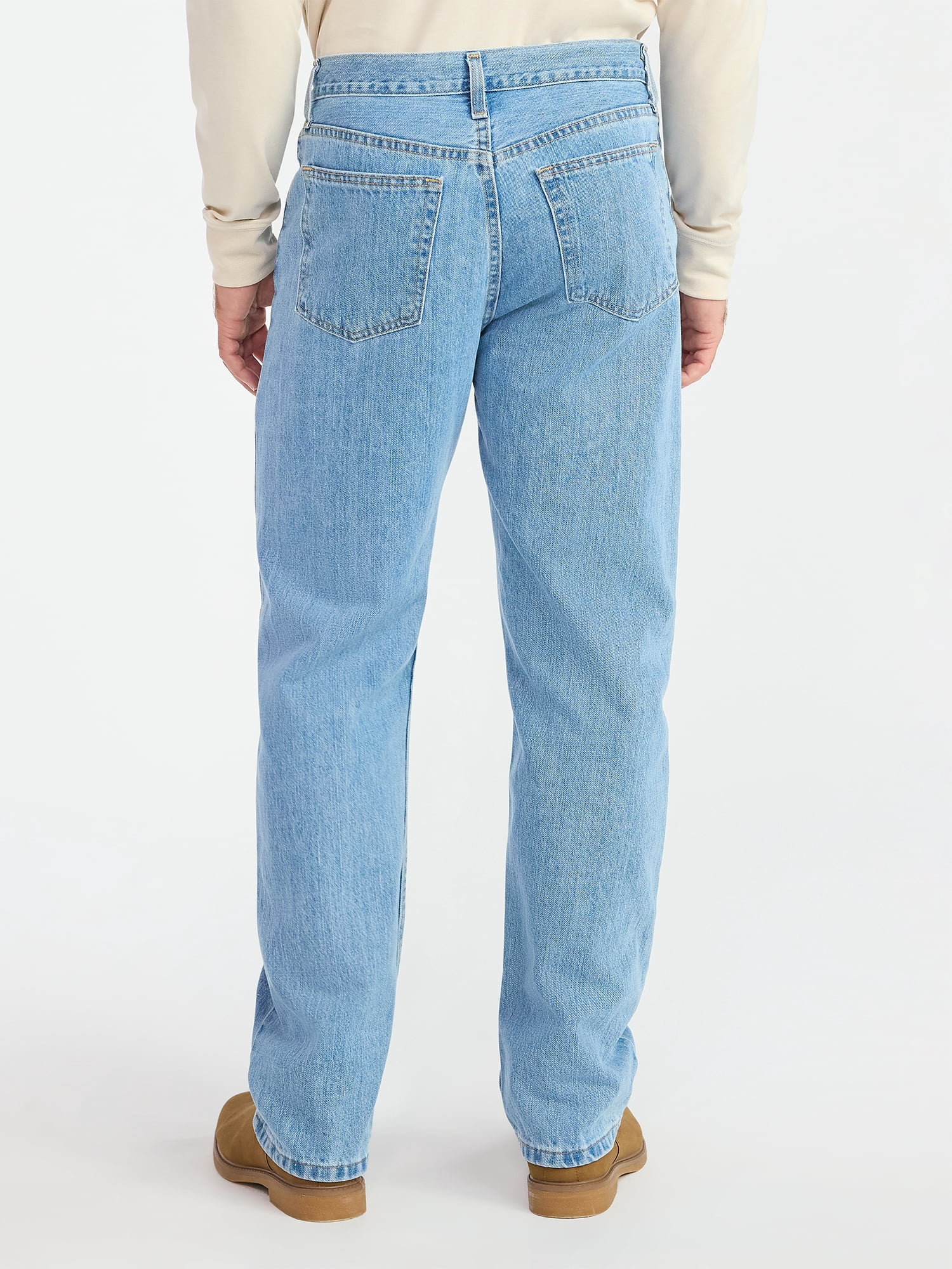 George Men's & Big Men's Relaxed Fit 100% Cotton Jeans, Sizes 28-54