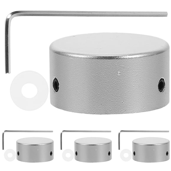 1 Set Metal Guitar Effect Pedal Footswitch Topper Effect Foot Nail Caps Metal Pedal Protection Cap
