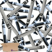 Black Crayon Bulk Value Pack 100 Count