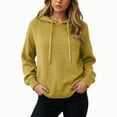 thumbnail image 5 of felwors Sweaters for Women Fall Winter Lightweight Warm Pullover Long Sleeve Crew Neck Wool Sweater Jumper Yellow, XXL, 5 of 6