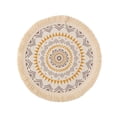 thumbnail image 1 of Redondos, Manteles Individuales Bohemios De Algodón Y Lino Tejidos Con Borlas De Macramé, Manteles Individuales Lavables Resistentes Al Calor Para Comedor, Decoración De Mesa Methold HA045268-03, 1 of 6