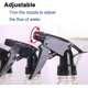 thumbnail image 4 of Botella pulverizadora de agua ajustable de 250 ml para limpieza de plantas y cabello, recargable, de plástico blanco., 4 of 5