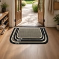thumbnail image 4 of SIXHOME Door Mat Welcome Mat 24"x35" Non-Slip Front Door Mat Absorbent Low Profile Dirt Trapper Indoor Door Mat Ouside Entryway Rug Soft Machine Washable Floor Mat Black, 4 of 8