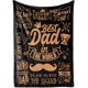thumbnail image 1 of LHSHID Father's Day Birthday Gifts for Dad to My Dad Gifts from Daughter Son Best Dad Gifts Ideas Soft Throw Blanket Best Dad Ever Gold 30"x40", 1 of 7
