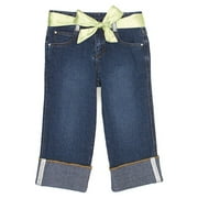 mary-kate and ashley brand - Girl's Satin-Sash Sparkle Capris