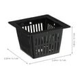 thumbnail image 5 of Raindrops 12Pcs Garden Slotted Mesh Net Cup Heavy Duty Filter Plant Net Pots Slotted Mesh Hydroponic Cups for Hydroponics Aquaponics Orchids, 5 of 8