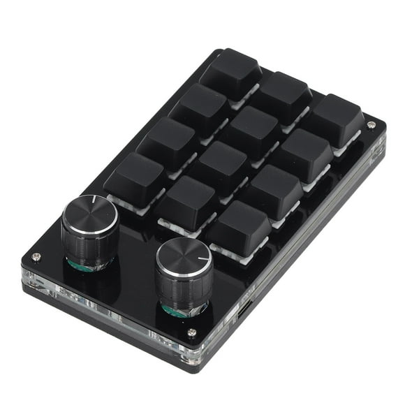Teclado Mecánico Para Juegos Pequeño Teclado Portátil Para Juegos OSU Aplicaciones Amplias 2 Perillas DIY Programable Para Música Para Oficina