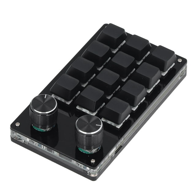 Teclado Mecánico Para Juegos Pequeño Teclado Portátil Para Juegos OSU Aplicaciones Amplias 2 Perillas DIY Programable Para Música Para Oficina