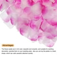 thumbnail image 4 of Silk Artificial Flower Rose Petals, Purple, White Faux Flowers 2x2 Inch 3200Pcs, 4 of 5