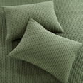 thumbnail image 4 of Set de edredón Levtex Home, punto de cruz, color verde bosque, tamaño king, 4 of 7