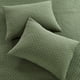 thumbnail image 4 of Juego de colcha Levtex Home, punto de cruz, color verde bosque, doble, 100% algodón, 4 of 7