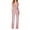 Pink, variant on Kiplyki Trendy Pants for Women Equin Color Short-sleeved Jumpsuit