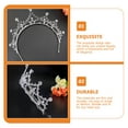 thumbnail image 3 of NUOLUX Tiaras De Novia Plateadas Con Para Complementar Vestidos De, 3 of 8