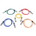 thumbnail image 2 of XLR Male To Female Mic Cable, 5 Colors HiFi Sound XLR Microphone Cable 3 Pin Balanced For Recording, 2 of 8