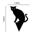thumbnail image 3 of Halloween Decorations Outdoor, Set of 1 Black Cat Stakes Garden Decor Silhouette Stake Halloween Outdoor Statues, Yard Art Animal Halloween Decor for Lawn Patio, 3 of 7