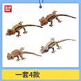 thumbnail image 2 of Figura de acción móvil de simulación de mapa biológico grande de Bandai Gashapon, lagarto gecko, eslizón de lengua azul, juguete coleccionable, 2 of 5