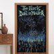 thumbnail image 4 of Cortina de puerta semiopaca con patrón de patchwork de dos piezas The Black Dahlia Murder, cortinas opacas decorativas para dormitorio, sala de estar, decoración de habitación de niños, 34 x 56, 4 of 7
