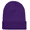 Purple, variant on Men Women Knit Skully Beanie Hat Ski Cap Cuff Slouchy Plain Solid Warm Winter - Purple