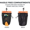 thumbnail image 5 of Mighty Paw Dog Treat Pouch with Carabiner Hook, Pick-up Bags and Adjustable Strap - Standard, Black, 5 of 8