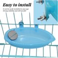 thumbnail image 4 of Bird Bath Tub with Mirror,Bird Cage Hanging Bath Bathing Box for Small Birds Parrots, 4 of 6