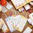 thumbnail image 2 of xianyou-120 Pack Bible Verse Bookmarks Inspirational Scripture Christian Book Markers Religious Motivational Encouragement Flower Page Clips Presents for Women School Office Supplies, 2 of 4