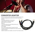 thumbnail image 3 of Dual 1/4 Inch to XLR Male Y Splitter Cable, Microphone Audio Conversion Adapter Cord, for Splitting or Combining Sound Signals, for Mixer, Amplifier, 3 of 7