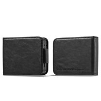 Wallet Case for Samsung Galaxy Z Flip 7, Shockproof PU Leather Magnetic Flip Cover with Card Holder, Stand Feature, Full Body Protection RFID Blocking for Samsung Galaxy Z Flip 7, Black