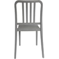 thumbnail image 4 of Fohfurniture FOH Set de 4 Sillas para Jardín y Terraza, Sillas Apilables para Exterior e Interior con Marco de Aluminio, Soporta 220 kg, Sin Montaje, 4 of 10