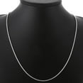 thumbnail image 3 of 2mm Diamond Cut Silver Rope Chain 16-24 inches for Women or Men Every Day Wear - 22 Inch, 3 of 3