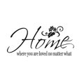 thumbnail image 1 of Adhesive Quote Motto Wall Sticker Bedroom Living Room Wall Decal Home Decoration, 1 of 8