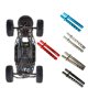 thumbnail image 4 of Vogacara 2x soporte de carcasa de cuerpo de aleación de aluminio para AXIAL 1/10 ROCK RACER 90026 Hop-ups pieza de mejora pieza de control Kits de construcción modelo Negro, 4 of 6