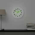thumbnail image 6 of La Crosse Illuminated 403-310 10 Inch White Quartz Analog clock, 6 of 7
